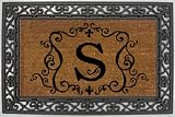 Outdoor Living : Monogram Coir Doormat Insert with Rubber Base Frame - S