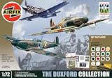 Airfix A50056A Duxford Collection 1:72 Scale Military Aircraft Gift Set including paint glue & brushes