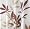 Interdesign Leaves Shower Curtain - Stall Size - Brown