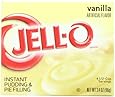 Jell-O Instant Pudding & Pie Filling, Vanilla, 3.4-Ounce Boxes (Pack of 24)