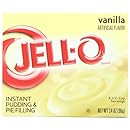 Jell-O Instant Pudding &amp; Pie Filling, Vanilla, 3.4-Ounce Boxes (Pack of 24)