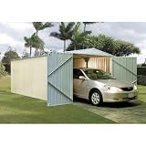 HighLander Storage Building in Classic Cream