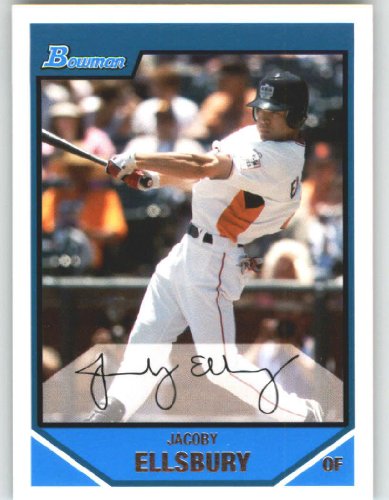 2007 Bowman Draft Draft Picks (Future's Game Prospects) #BDPP105 Jacoby Ellsbury - Boston Red Sox (XRC - Rookie Card / Prospect) (Baseball Cards)