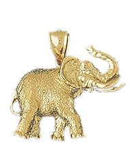 CleverEves 14K Gold Pendant Elephant 6.3 - Gram(s)