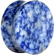 1 Inches Gauge Lapis Natural Stone Double Flare Plug