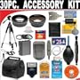 30 PC ULTIMATE SUPER SAVINGS DELUXE DB ROTH ACCESSORY KIT, INCLUDES FLASH, LENSES, FILTERS, ACCESSORIES AND MUCH MORE! For The Canon XT, XTI Digital SLR Cameras Which Have Any Of These (24-105mm, 24-70mm, 100-400mm) Canon Lenses + BONUS Gift = Waterproof Camera = Great For Kids