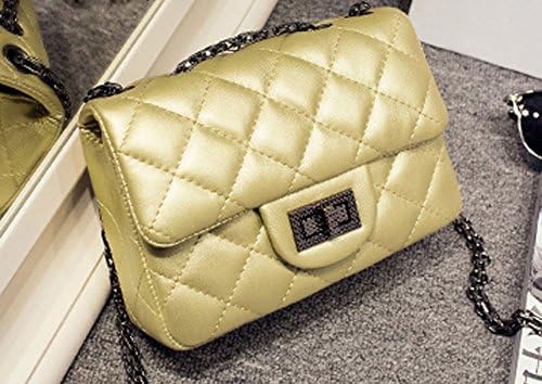 MISASHA Coco Inspired CC05 Multipurpose Lemon Gold Leather Mini Original Bag