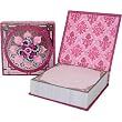 Pink White Brooch Note pad, Jeweled Mini Notepad, Punch Studio