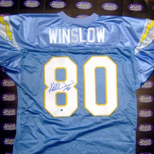 Kellen Winslow Autographed/Hand Signed Football Jersey (San Diego Chargers)