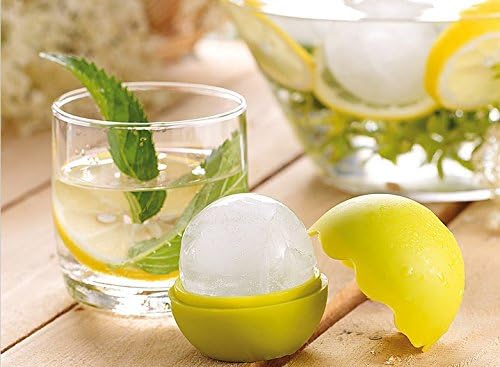 Premium Ice Ball Molds Perfect Set of 4 Red, Blue, Green, and Yellow. Made From 100% Food Grade Silicon Ice Ball Molds, Ice Balls Will Last Until Your Drink Is Long Gone. Flexible Silicone Makes Taking Your Perfectly Formed Ice Balls Out an Easy Task. No More Shards of Ice in Your Drink with the Ice Balls Retaining Their Shapes and Not Cracking. Whether You Are Drinking Whiskey on the Rocks or Taking a Drink on the Road, the Silicon Ice Ball Molds Will Produce Ice of the Perfect Size and Shape. Oven Proof, Microwave Proof and Freezer Safe