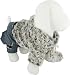 Glamor Pooch Dog Clothing by Kakadu Pet, X-Small, 10", Gray