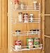 Rev-A-Shelf 565-10-52 Door Mount Spice Rack - Wire-White