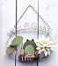 12.5" Metal Framed Home D&eacute;cor Frog Welcome Sign