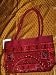 Sari bag for Women Marron Embroidered Mirrior Purse