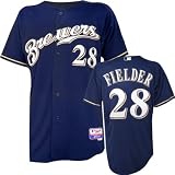 Prince Fielder Milwaukee Brewers Alternate Authentic Onfield Cool Base Jersey