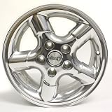 15 Inch Jeep Wrangler Cherokee Wagoneer Polished Wheels Factory Oem # 9032 Set of 4 by Jeep