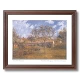 Camille Pissarro French Landscape House Flowers Home Decor Wall Picture Cherry Framed Art Print