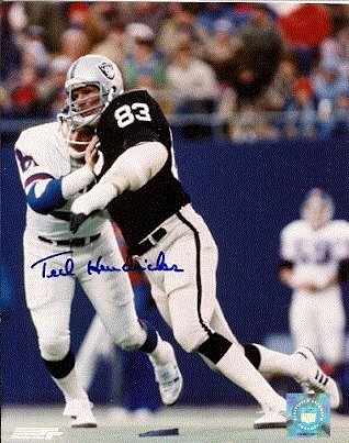 Autographed/Hand Signed Ted Hendricks Oakland Raiders 8x10 Photo