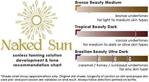 Naked Sun Bronze Beauty Medium Tanning Solution - Liter