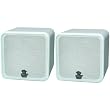 4'' 200-Watt Mini Cube Speaker - White