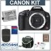 Canon Digital Rebel XSi SLR Camera Kit, Black with 4 GB SD Memory Card, Spare LP-E5 Lithium-Ion Rechargeable Battery, Slinger System Bag, Mack 3 Year Extended Warranty, USB 2.0 SD Card Reader, Professional Lens Cleaning Kit
