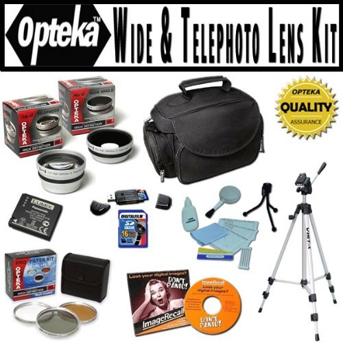 Opteka Ultimate Accessory Package For Panasonic Lumix Dmc Fz100