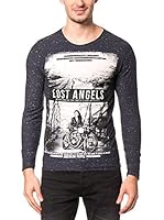 AMERICAN PEOPLE Camiseta Manga Larga Tifosi (Azul Marino)