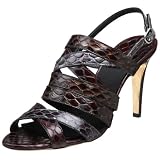 Donna Karan Women's 894862 Sandal,Claret,40.5 EU (US Women's 10.5 M)