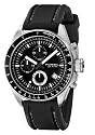 Decker Black Chronograph Watch