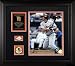 Magglio Ordonez Framed (Detroit Tigers) 8x10 Photo with Game-Used Baseball Piece & Medallion