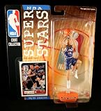 KEITH VAN HORN / NEW JERSEY NETS * 98/99 Season * NBA SUPER STARS Super Detailed Figure, Display Base & Exclusive Upper Deck Collector Trading Card