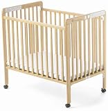 Foundations 73-SS-N2 Little Dreamer Compact-Size Folding Crib - Natural