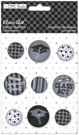 The Paper Company, 2010157, Class Act Fabric Buttons