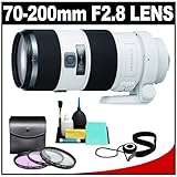 Sony Alpha 70-200mm f/2.8 G SSM Zoom Lens with 3 (UV/FLD/CPL) Filter Set +  ....