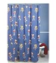 Blue Jean Teddy Shower Curtain