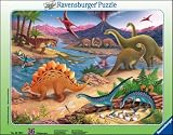 Ravensburger Rahmenpuzzle 067602 Das Leben der Dinosaurier, 36 Teile - 