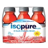 IsopurePlus0CarbProteinDrinkAlpinePunch,48ounces6Count(Packof4)