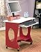 Cameron Computer Desk - Red/ White
