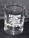 Classic Pontiac GTO Eat My Dust Round Etched Hiball Rocks Old Fashion Glass