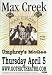 Max Creek McGee Concert Poster 2001 Denver