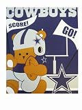 NFL Football Dallas Cowboys Blanket 40x50 Plush Mink Raschel Soft Thick Throw Blanket 4 Infant Baby