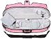 Bobelock Half Moon Puffy 1047P 4/4 Violin Case with Pink Exterior and Grey Interior