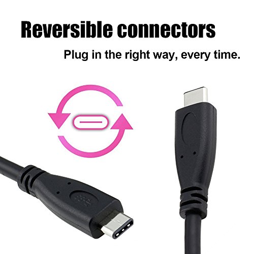 Lurico High Speed USB 3.1 Type-C To Type C Cable 3.3ft(1m) for USB Type-C Devices Including the new MacBook, Nexus 5X, Nexus 6P, ChromeBOOK Pixel, Nokia N1 Tablet, LG G5 and More