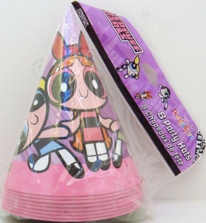 Kwality Closeouts 63974 Powerpuff Girls Party Cone Hats Case of 48