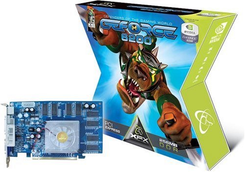 XFX GF 6200 64MB TURBO CACHE PCI Express Grafikkarte, Retail