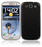 Skinomi TechSkin Samsung Galaxy S3 Screen Protector Ultra Clear Shield plus Black Carbon Fiber Full Body Protective Skin