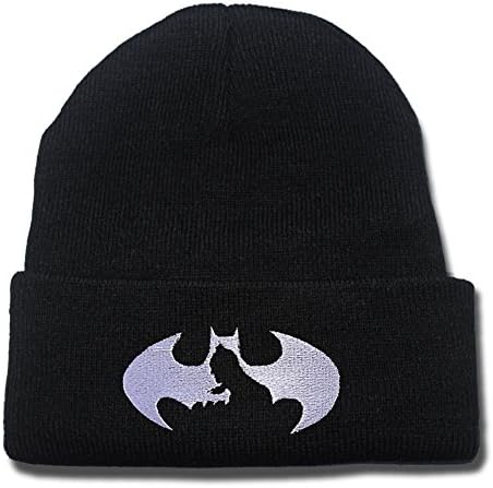 Batman Comic Logo Beanie Fashion Unisex Embroidery Beanies Skullies Knitted Hats Skull Caps
