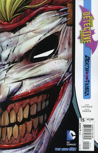 Batman Detective Comics #15 With Die-Cut Joker Mask Cover 2013 New 52 Death of the Family