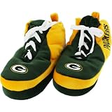 Green Bay Packers 2009 Sneaker Style Mens Slippers, Large Green Bay Packers 2009 Sneaker Style Mens Slippers, Large