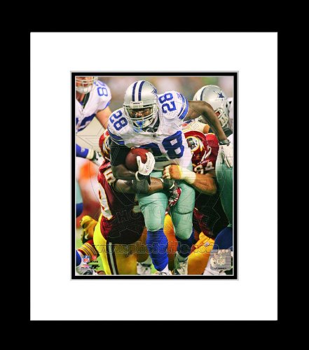 Dallas Cowboys Felix Jones 2011 Running Action Framed Picture 8x10